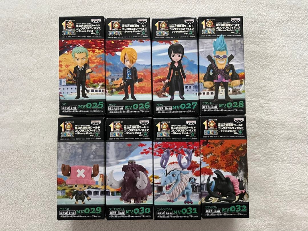 [[未開封]ワンピース WCF ストロングワールド ver.3 & 4 全16品