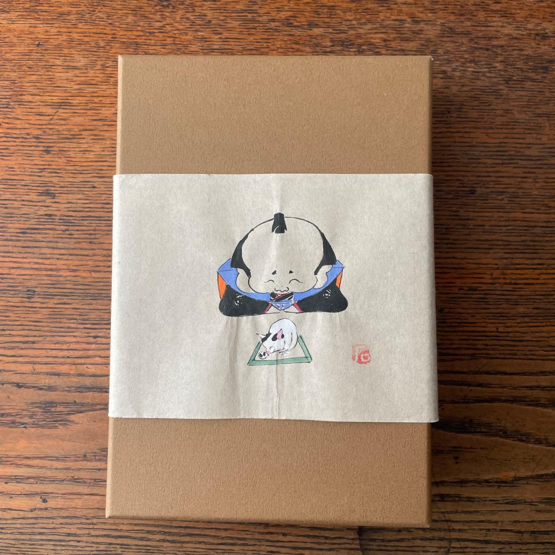アトリエKinami 石塚智之　諺いろは歌留多　二集　猫　ネコ　墨絵　日本画