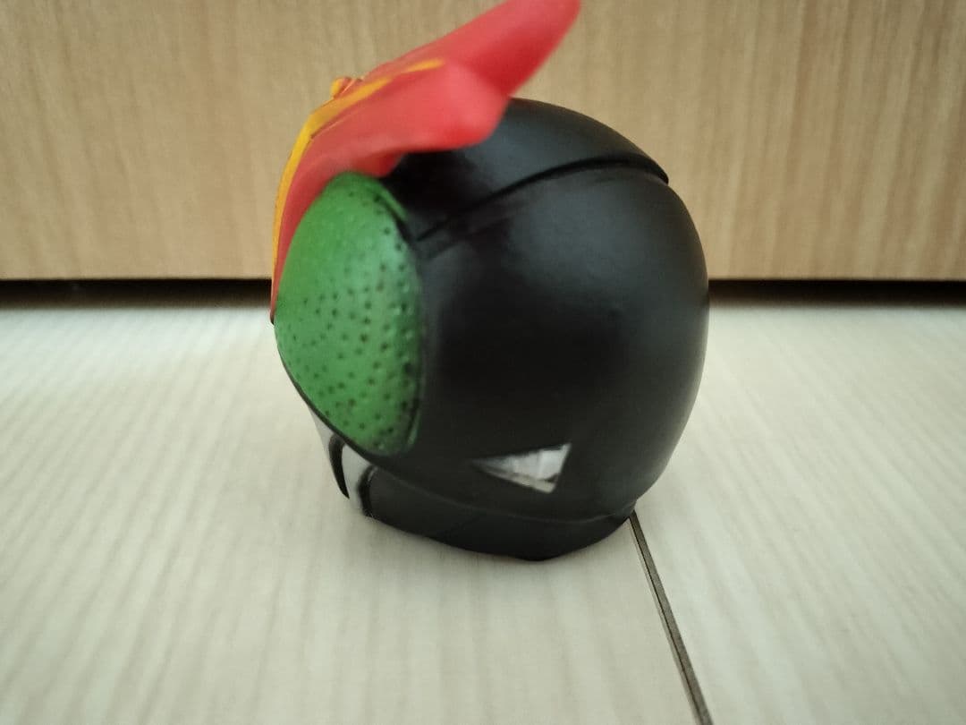 【極希少】　旧バンダイ　仮面ライダーストロンガー　面取れソフビ　当時物