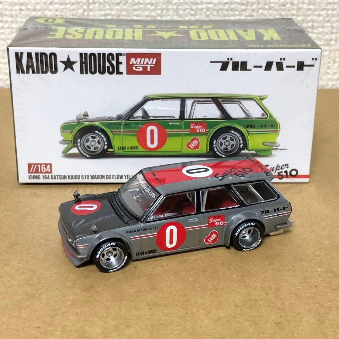チェイスカー　ミニGT 街道ハウス　ダットサン 510 ワゴン　FLOWイエロー