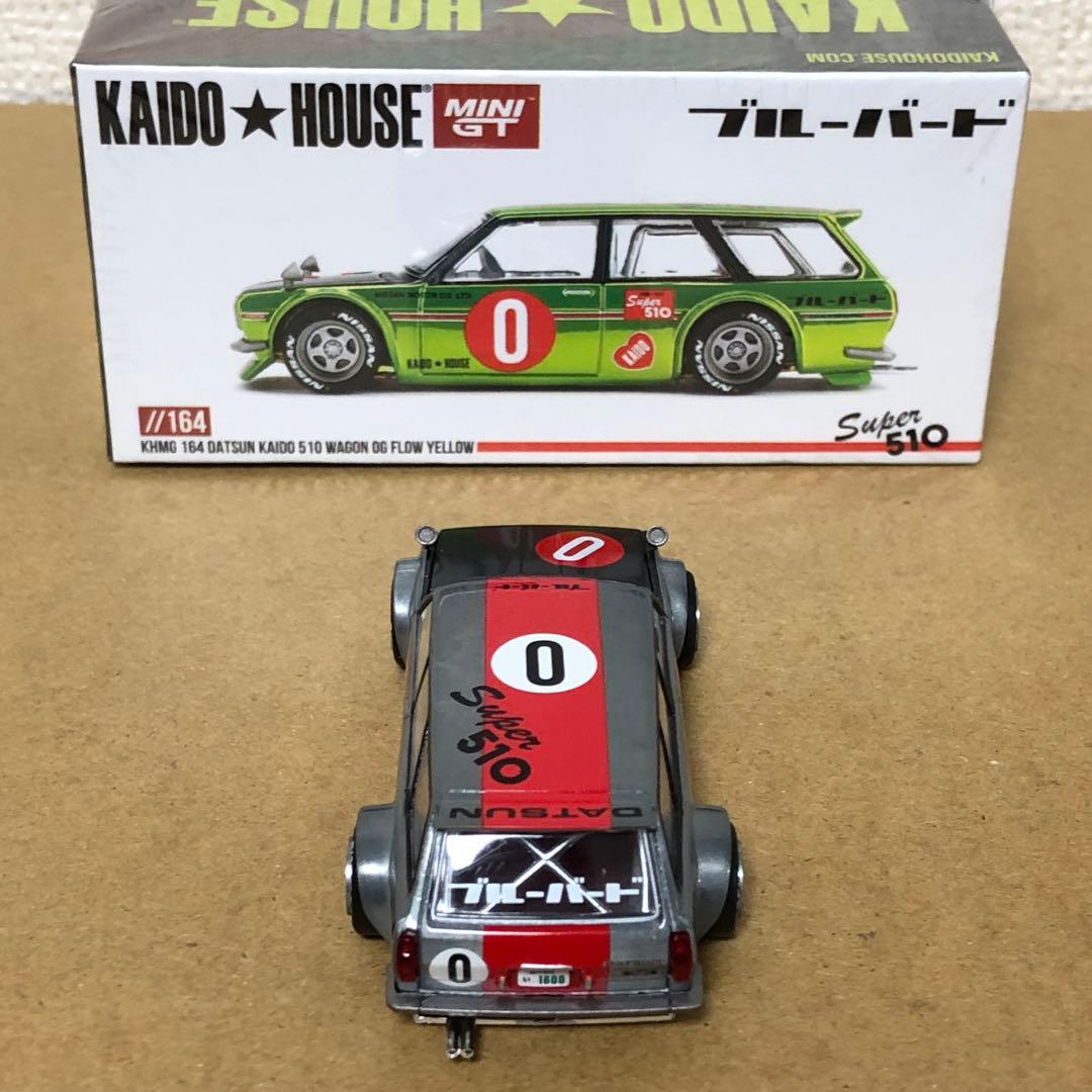 チェイスカー　ミニGT 街道ハウス　ダットサン 510 ワゴン　FLOWイエロー