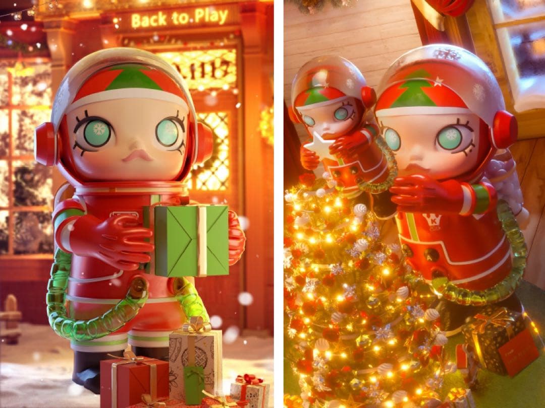 その他 POPMART MEGA SPACE MOLLY 400% Christmas