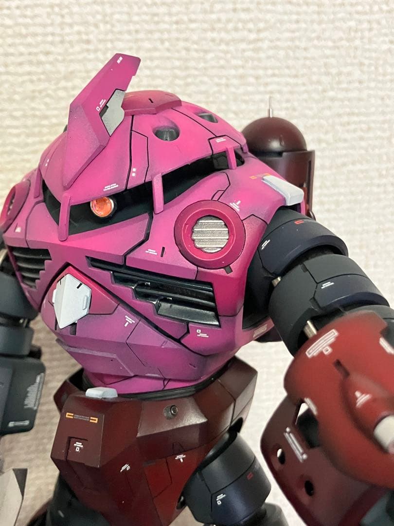 MG シャア専用ズゴック　改修塗装済完成品　台座付