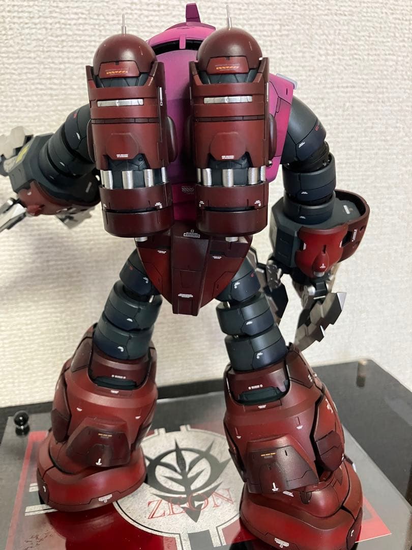 MG シャア専用ズゴック　改修塗装済完成品　台座付