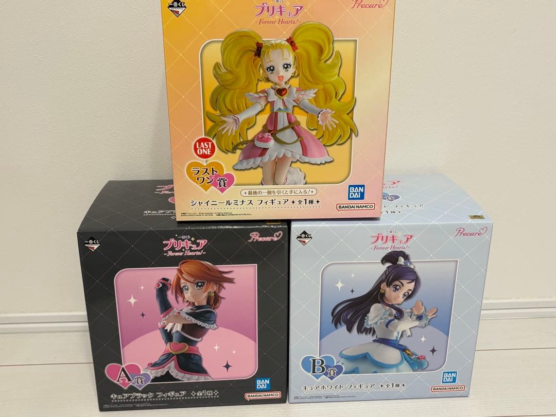 ふたりはプリキュア　一番くじ　フィギュア3点セット　A賞〜ラストワン