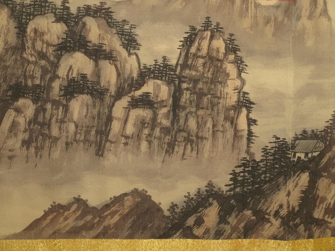 中国明時代の掛軸　 激安骨董品　肉筆保証　博物館保管品 BD456A11-7