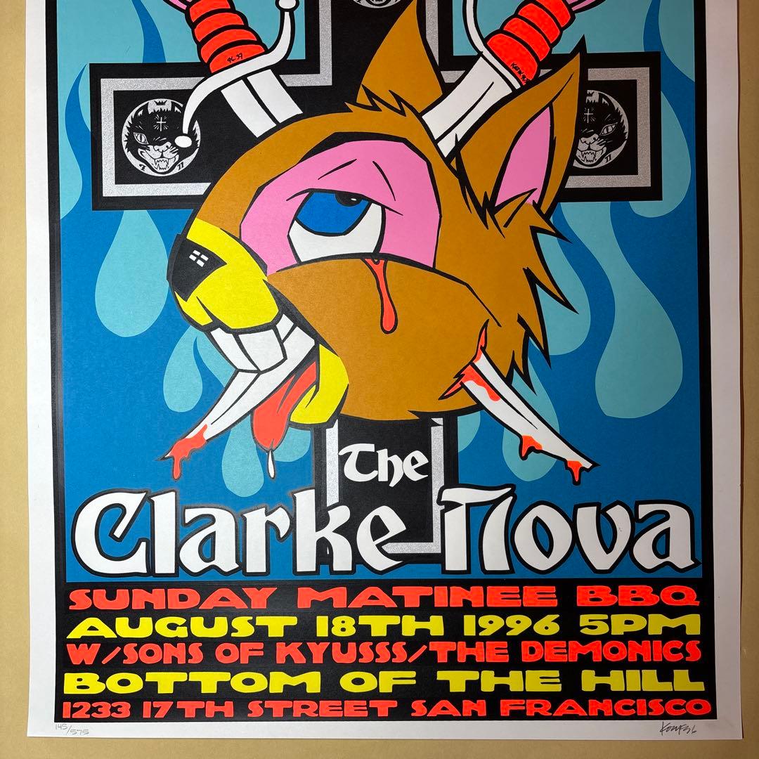 KOZIK the Clarke nova シルクスクリーンポスター