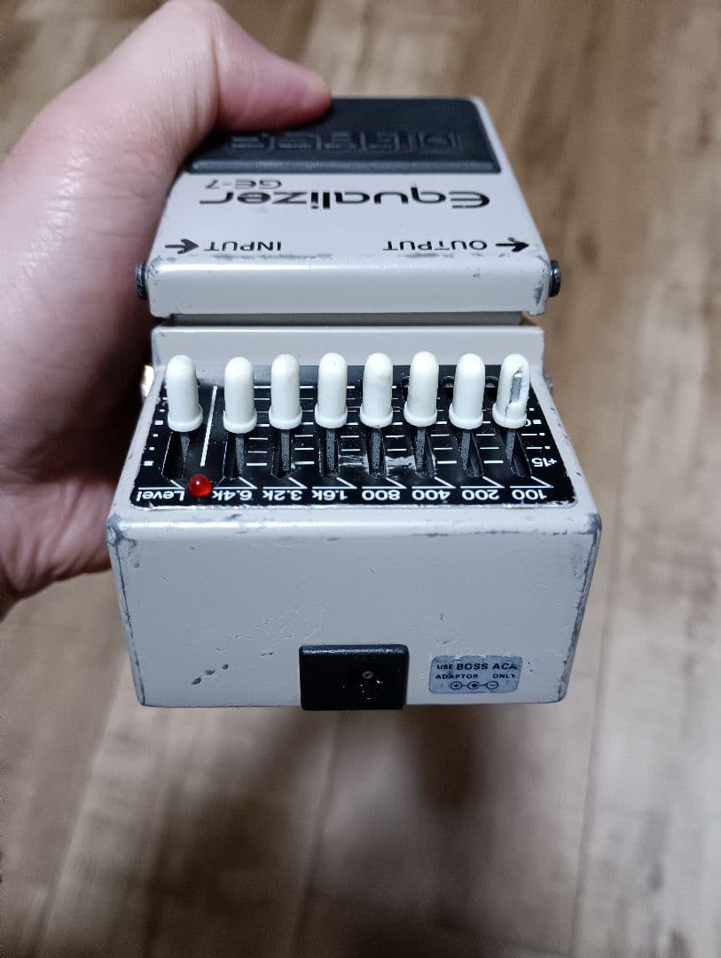 BOSS GE-7 イコライザー　PSAアダプタ用に改造可
