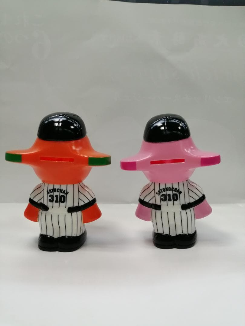 限定 阪神タイガース サトちゃん & サトコちゃん バンク セット