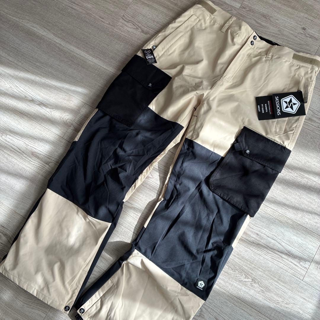 定価3.7万未使用 セッションズ MAJOR CARGO スノーボードパンツXL