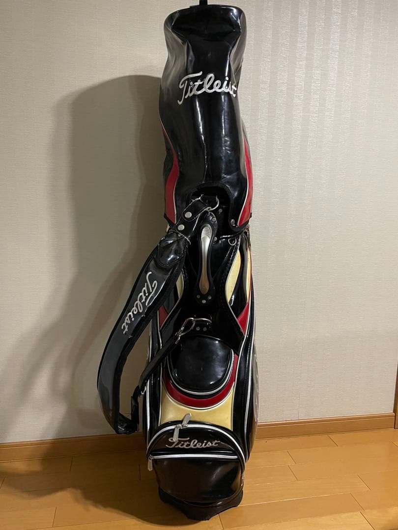 Titleist キャディバッグ ブラック レッド