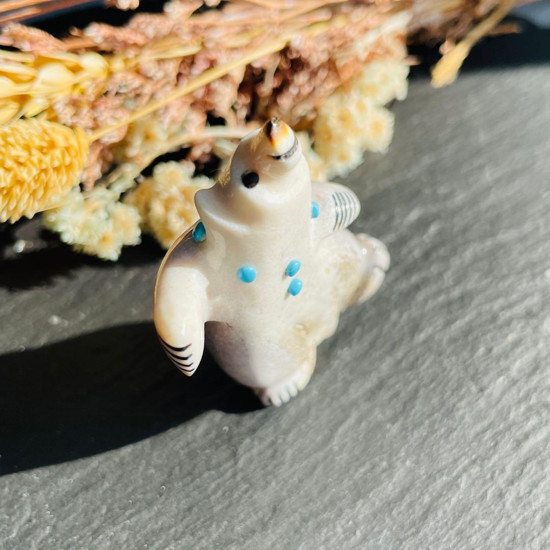 新品　ズニ族　Zuni インディアンジュエリー　フェティッシュ