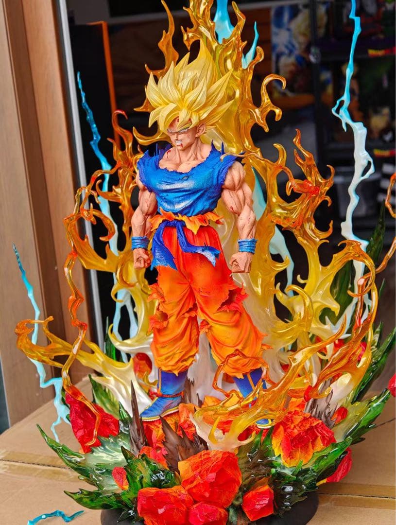 ドラゴンボール 孫悟空 ガレキ ガレージキット スタチューX③⑦⑤