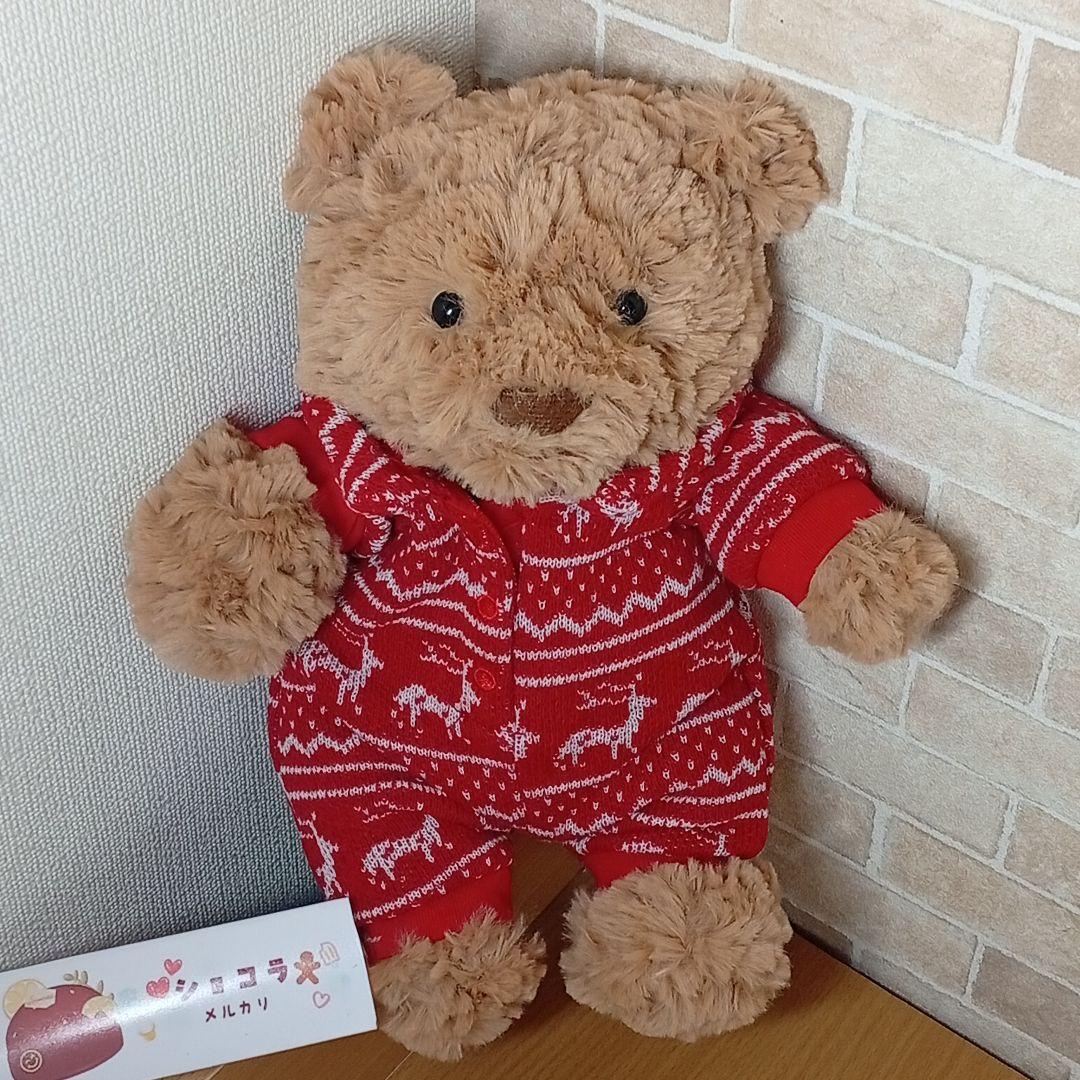 ゆきち Bear in winter pyjams