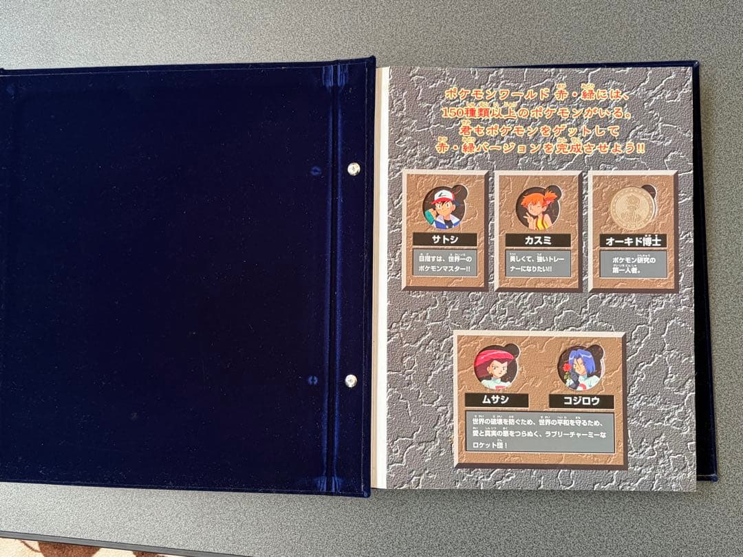 ポケモンメタルアルバム 青赤2冊セット金銀版