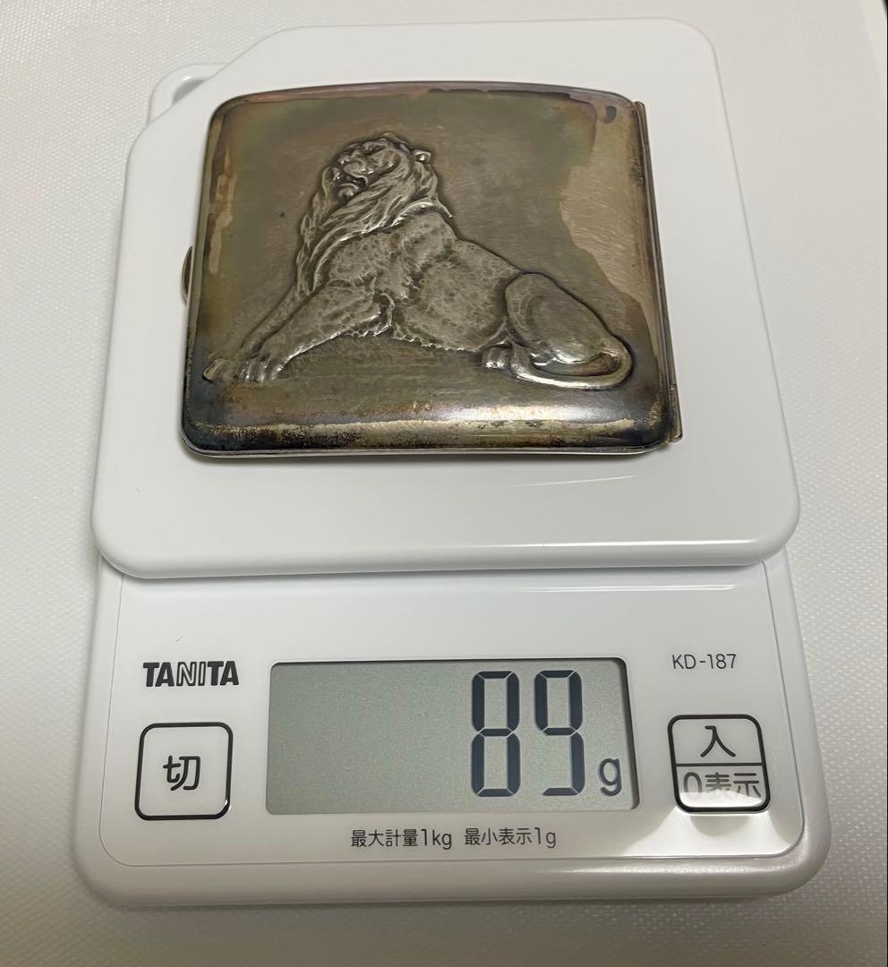 【銀製】【SILVER925】シルバーシガレットケース