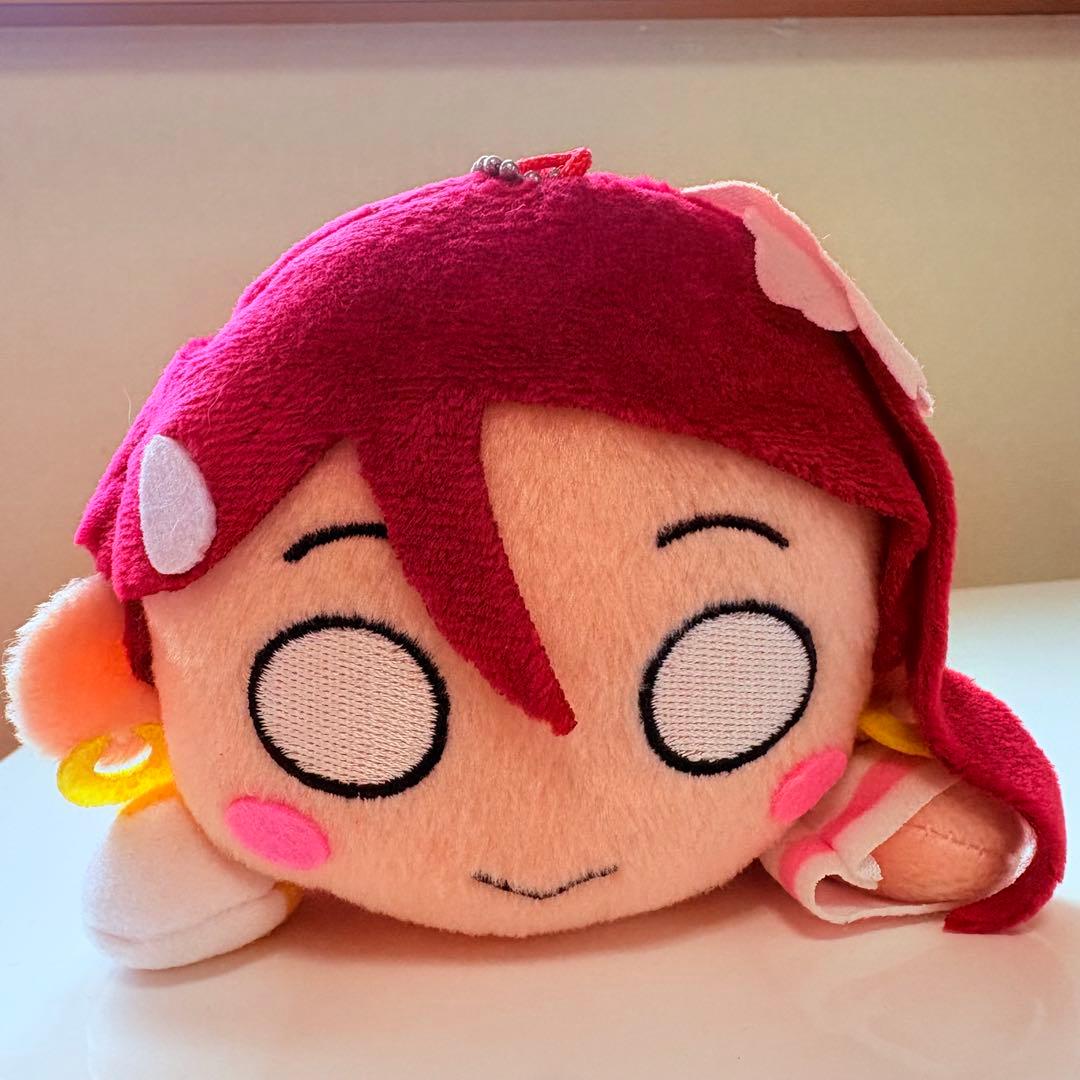 ラブライブ サンシャイン 寝そべり ぬいぐるみ マスコット キーホルダー 梨子