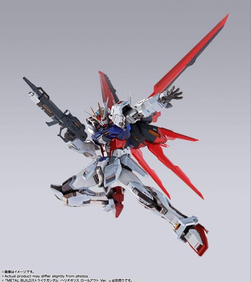 新品L BUILD ストライクガンダム エールストライカー メタルビルド