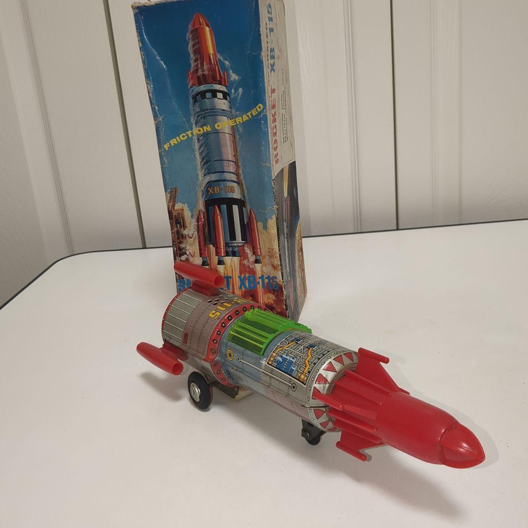 哲*様 ROCKET XB-115 フリクション式おもちゃ　ブリキ