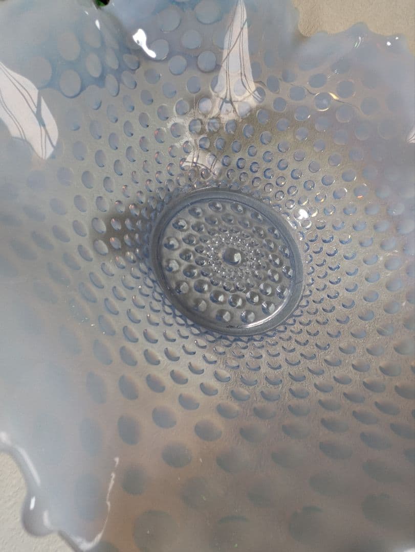 Duncan Miller社　ラージブルーオパルセントホブネイル　フリルボウル