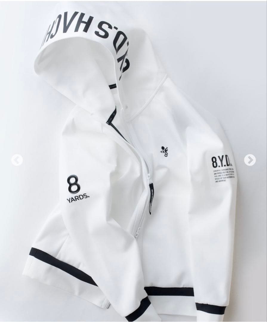 8YARDS BIG HOODIE IG White【完売品】M