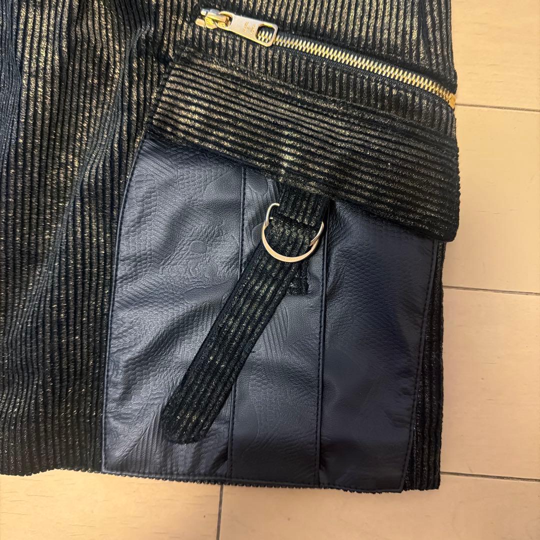 MARK&LONA 新品未使用スカート 定価32000円BLACK➕GOLD