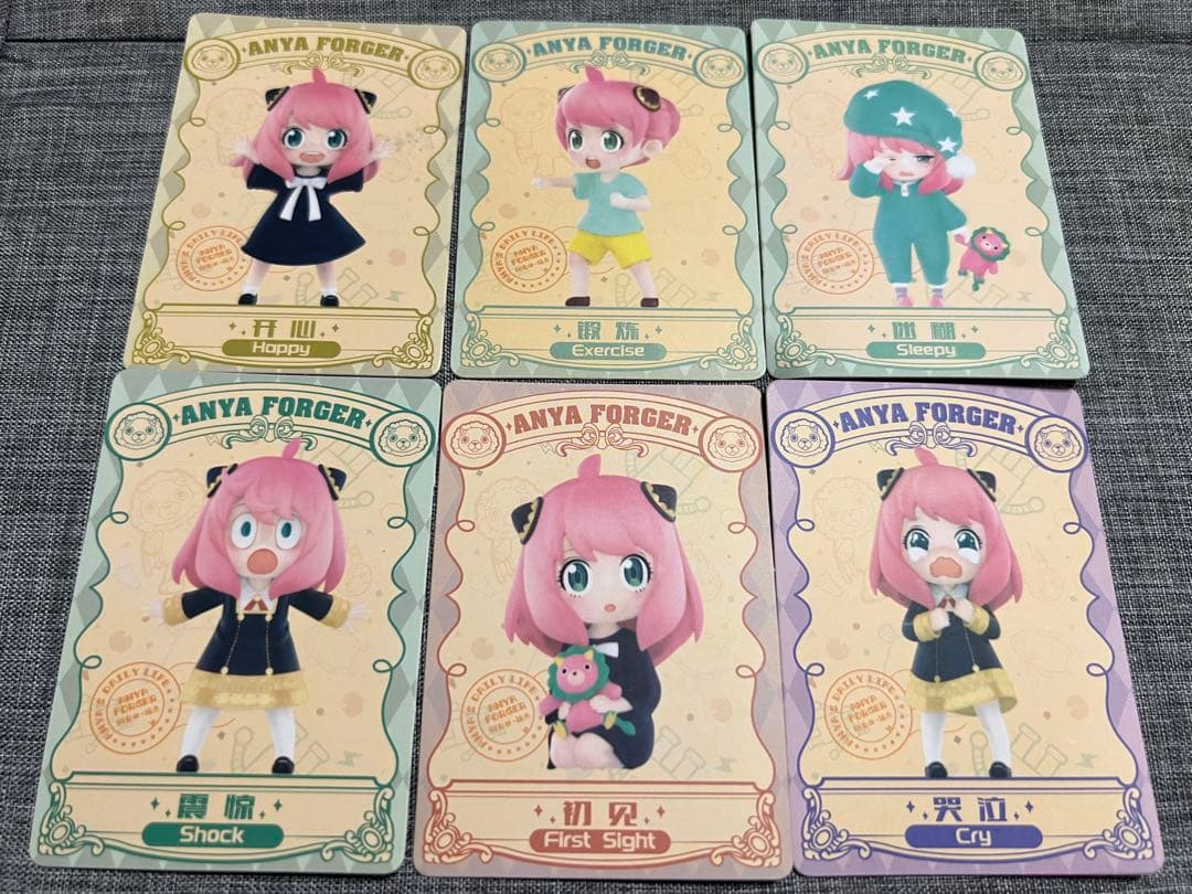 pop mart アーニャ　フィギュア　6体セット