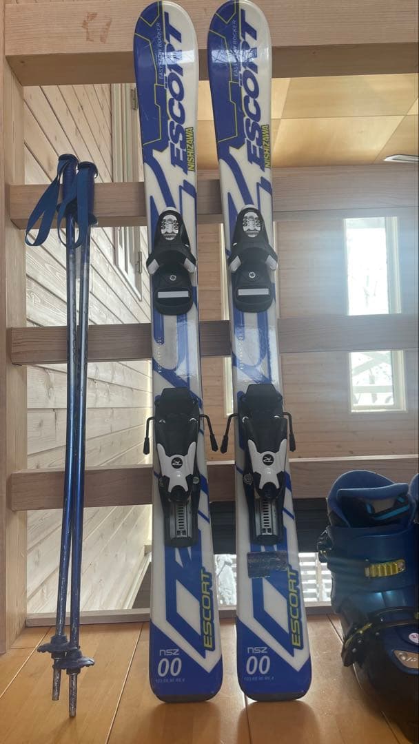 カービングスキー板100cm103セットビンディングストック子供ジュニアキッズ