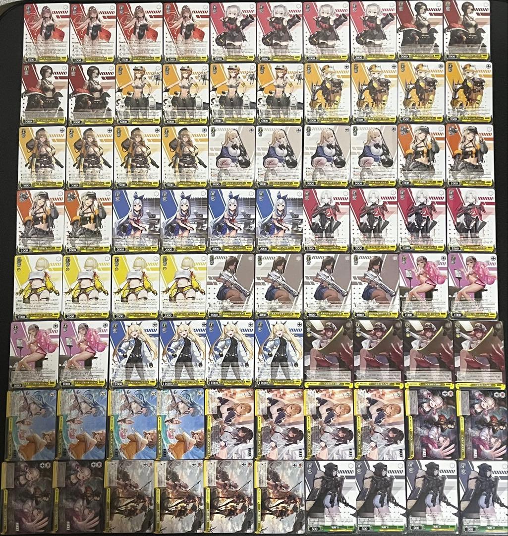 【勝利の女神:NIKKE】ヴァイスシュヴァルツRR以下4コンセット（スリーブ付）