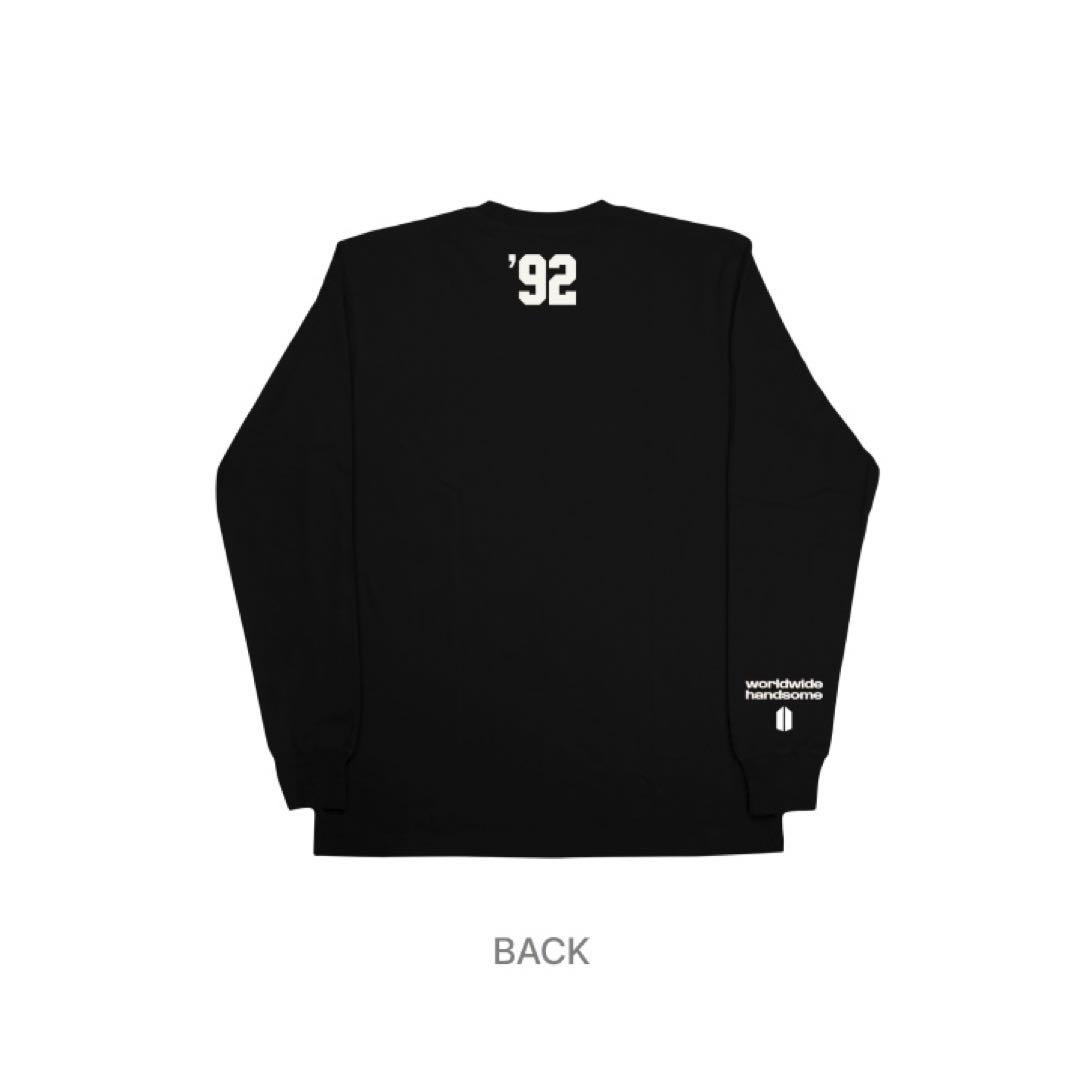 BTS jin ジン ロンT ブラック XL サイズ