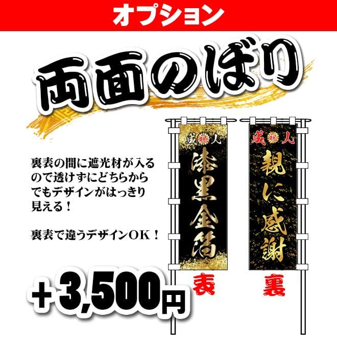 リンダマン　卒業式のぼり旗