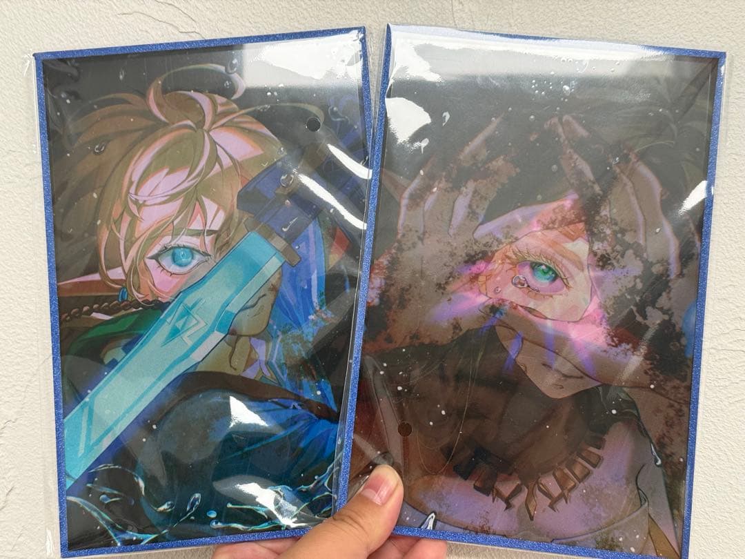 ゼルダの伝説　ティアキン　2次創作　書き下ろし　色紙