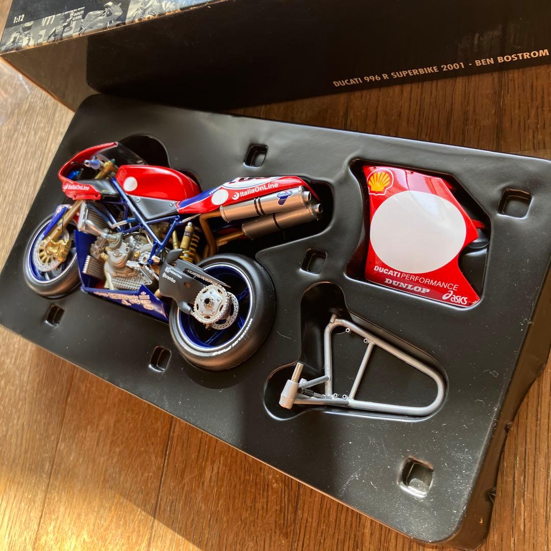 【新品・未使用】ミニチャンプス　DUCATI 996R 1/12
