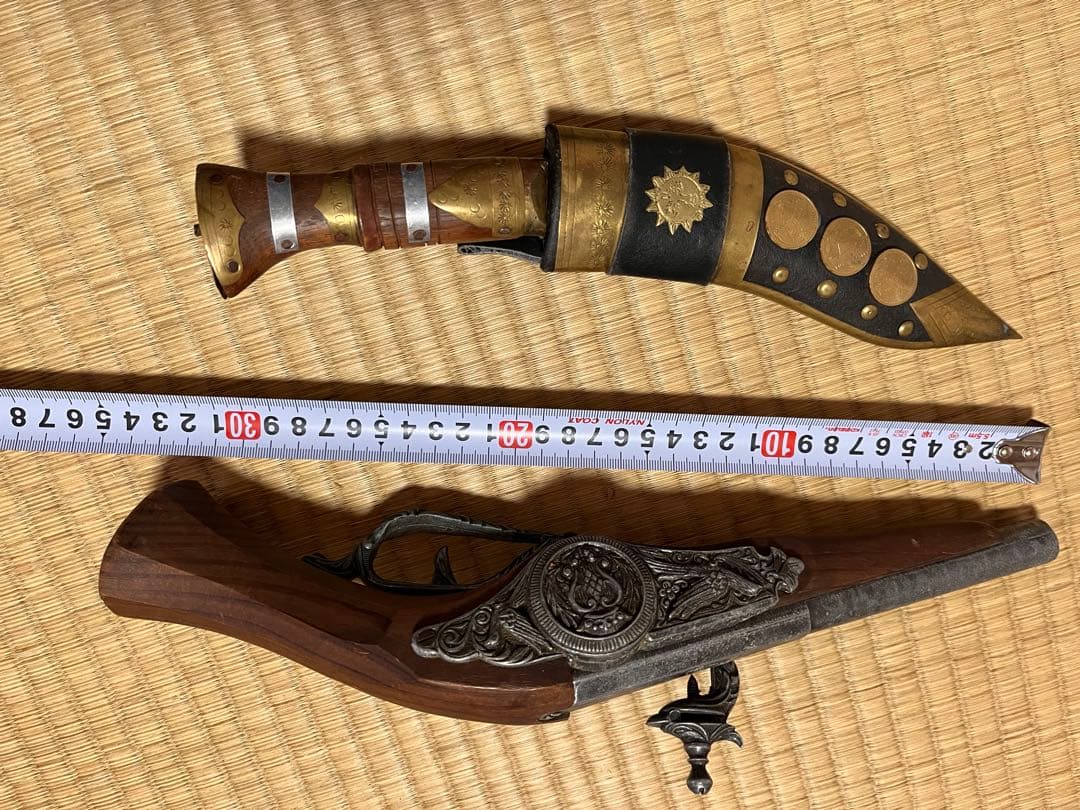 ナイフ　銃　アンティーク