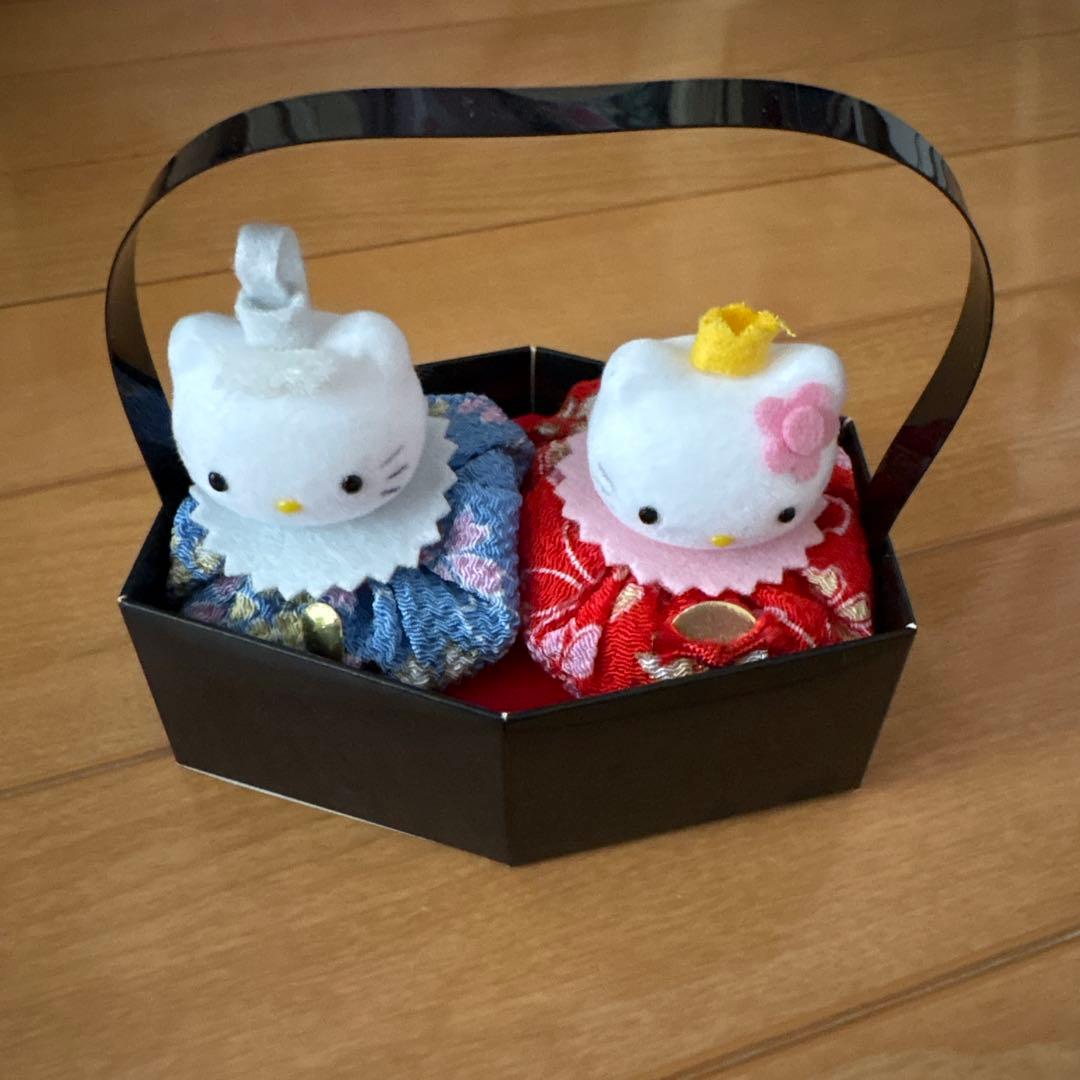 ハローキティ キティちゃん ダニエル ひな祭り お雛様 ぬいぐるみセット お手玉