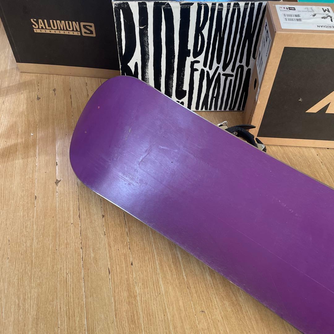 BURTON　キッズスノーボードセット　125cm　バートン　バイン付4点セット