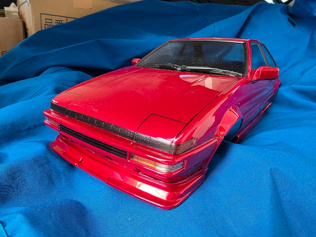 アディクション　AE86トレノ　２ドア　制作済ラジコンホディ