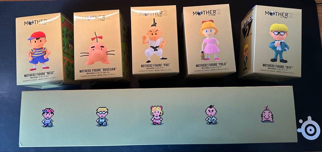 「MOTHER2」フィギュア５体セット　 GOLDBOX