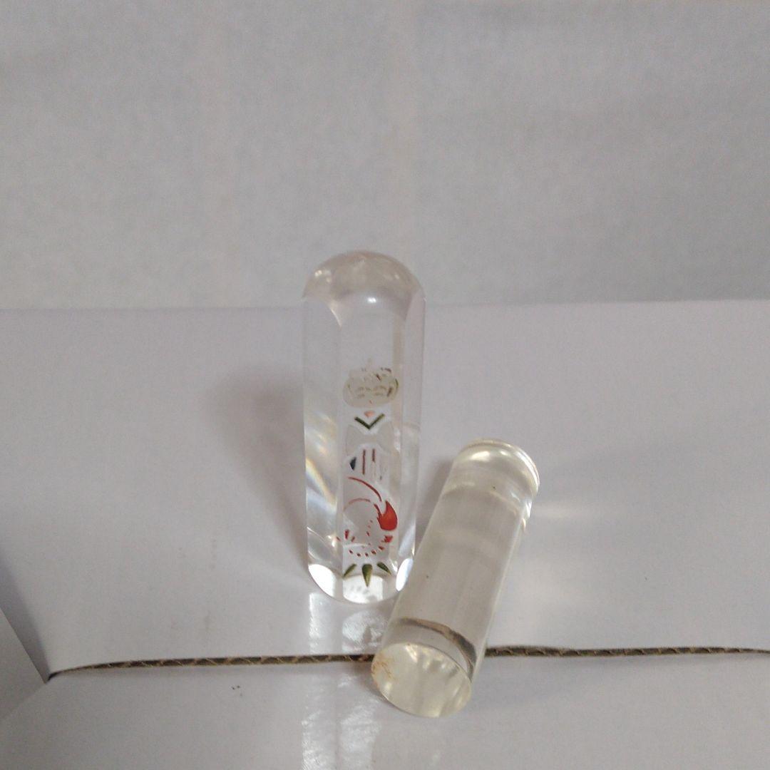 水晶の印鑑用の印石。高級天然石です。