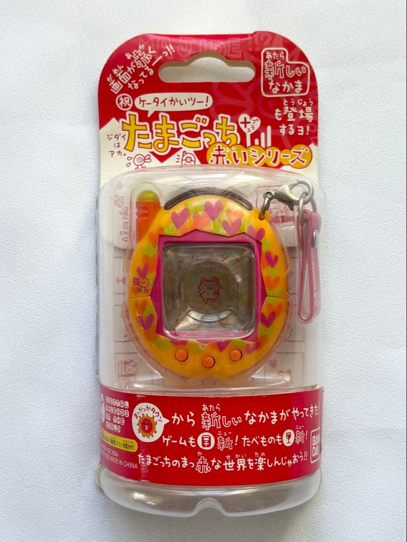 未開封　たまごっち　祝ケータイかいツー！　赤いシリーズ　おれんじハートピンク　秋