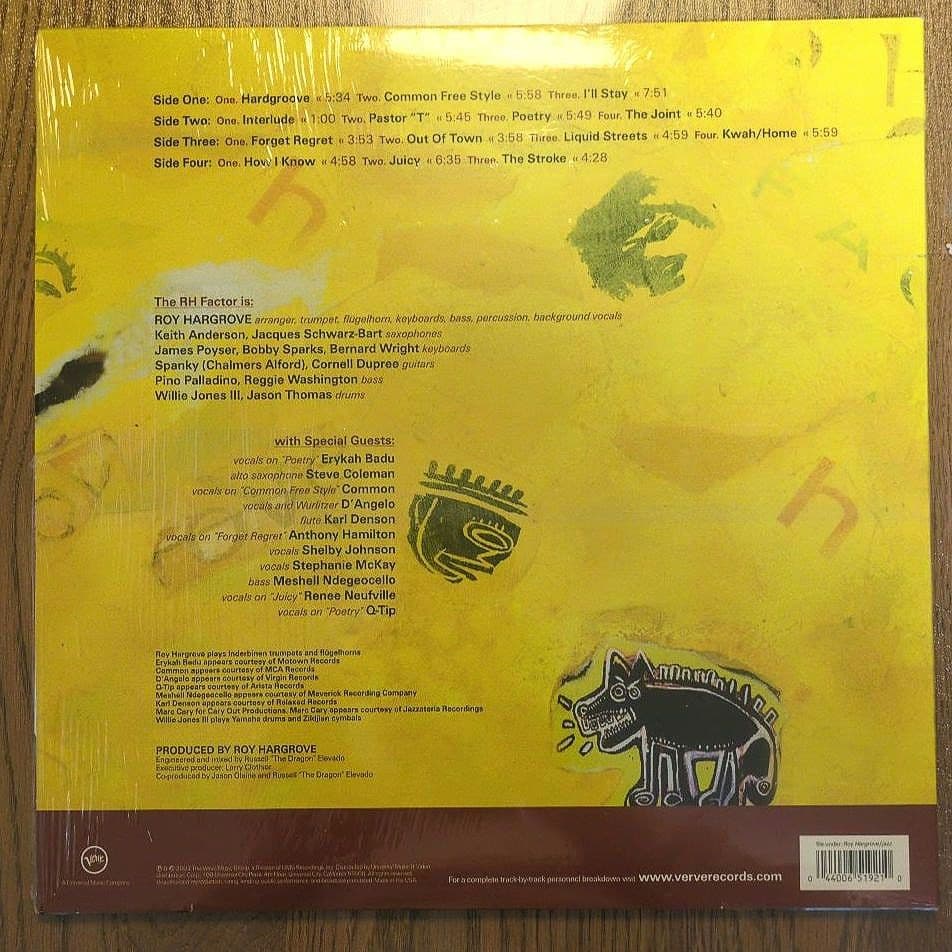 洋楽 Roy Hargrove Hard Groove 2LP orig verve