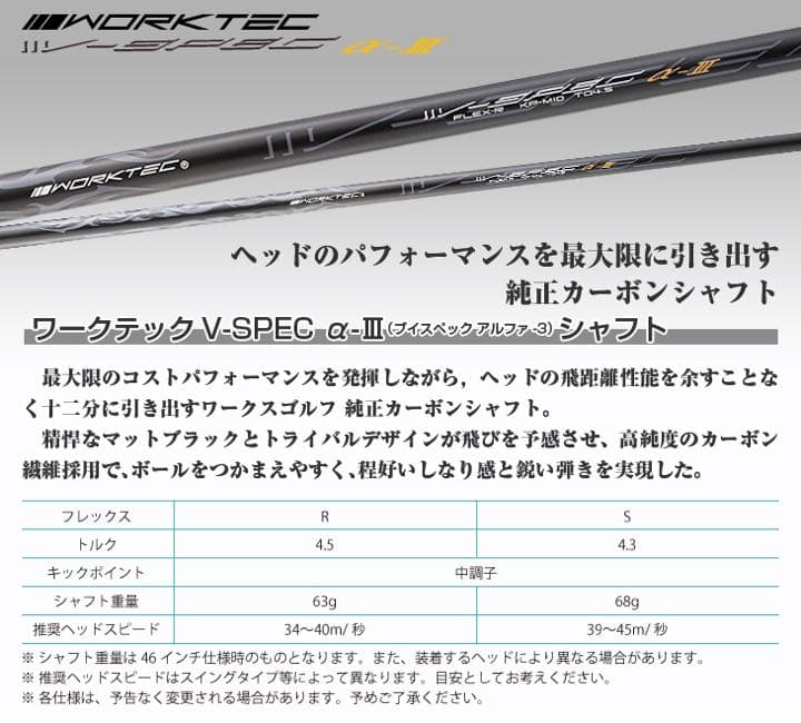 【新登場】適合高反発加工で飛ぶ! ワークス マキシマックス ブラック2 FW