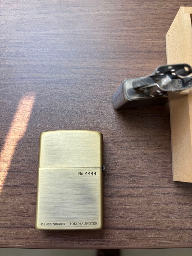 ジブリ　トトロ　zippo 初期の木箱入り　シリアルNo.4444