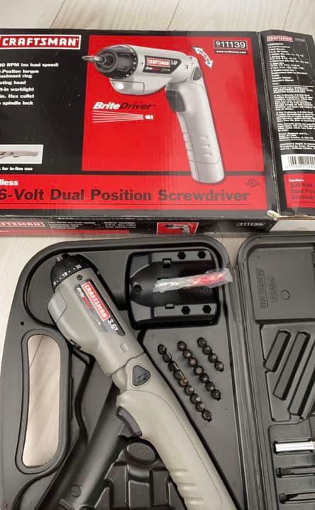 クラフツマン Craftsman 3.6 Volt Screwd