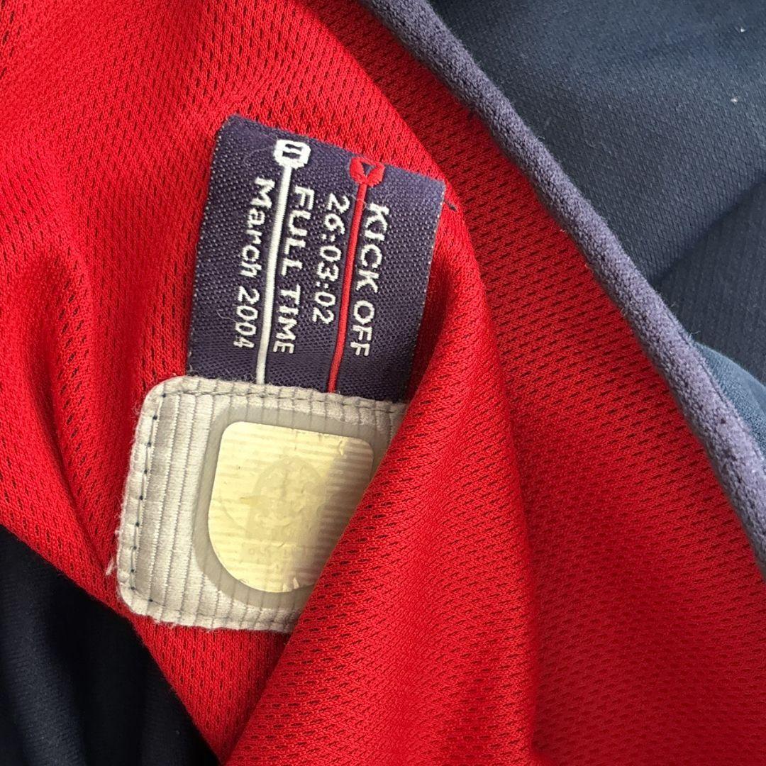希少 イングランド代表 02/03 ユニフォーム 長袖 UMBRO リバーシブル