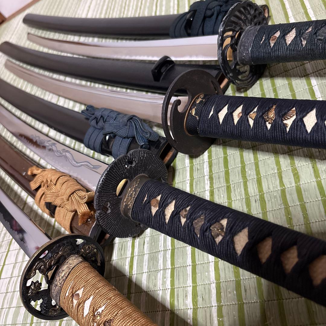 模造刀　模擬刀　武士　侍　伝統工芸　剣　ソード　太刀　　鞘　鍔　セット