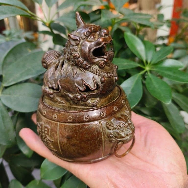 銅器 香炉 神獣香炉 香道具 茶道具 工芸品 置物