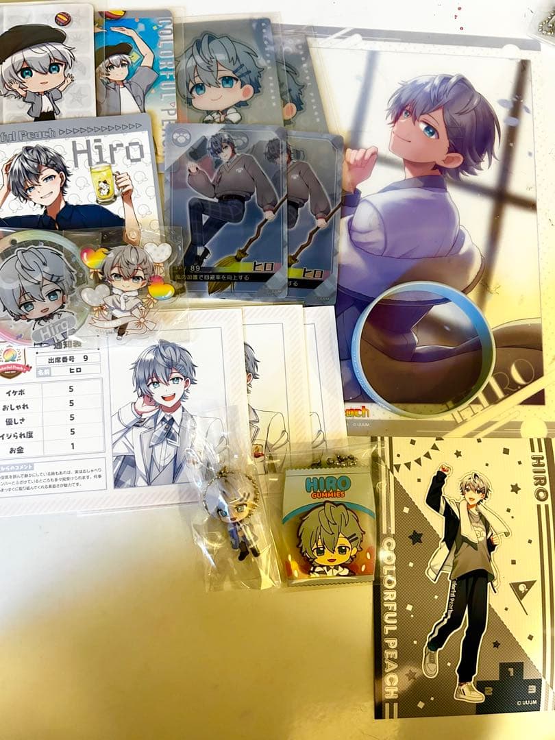 からぴち　カラフルピーチ　迷子グッズ