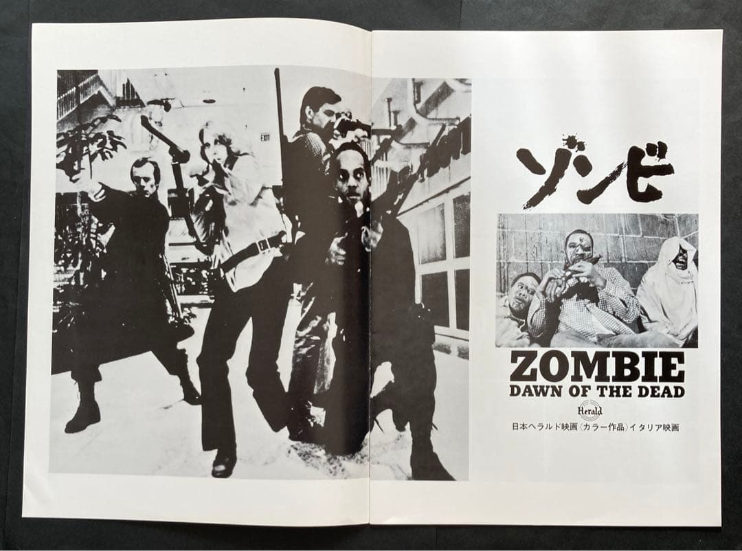 ゾンビZOMBIEパンフレット希少レア珍品美品ホラーMANIAXお宝発見！レトロ