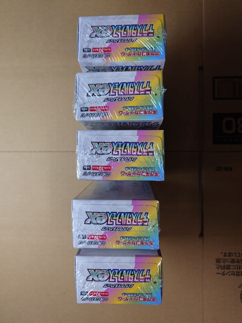【新品】ポケモンカードゲーム テラスタルフェスex 5BOX シュリンク付き